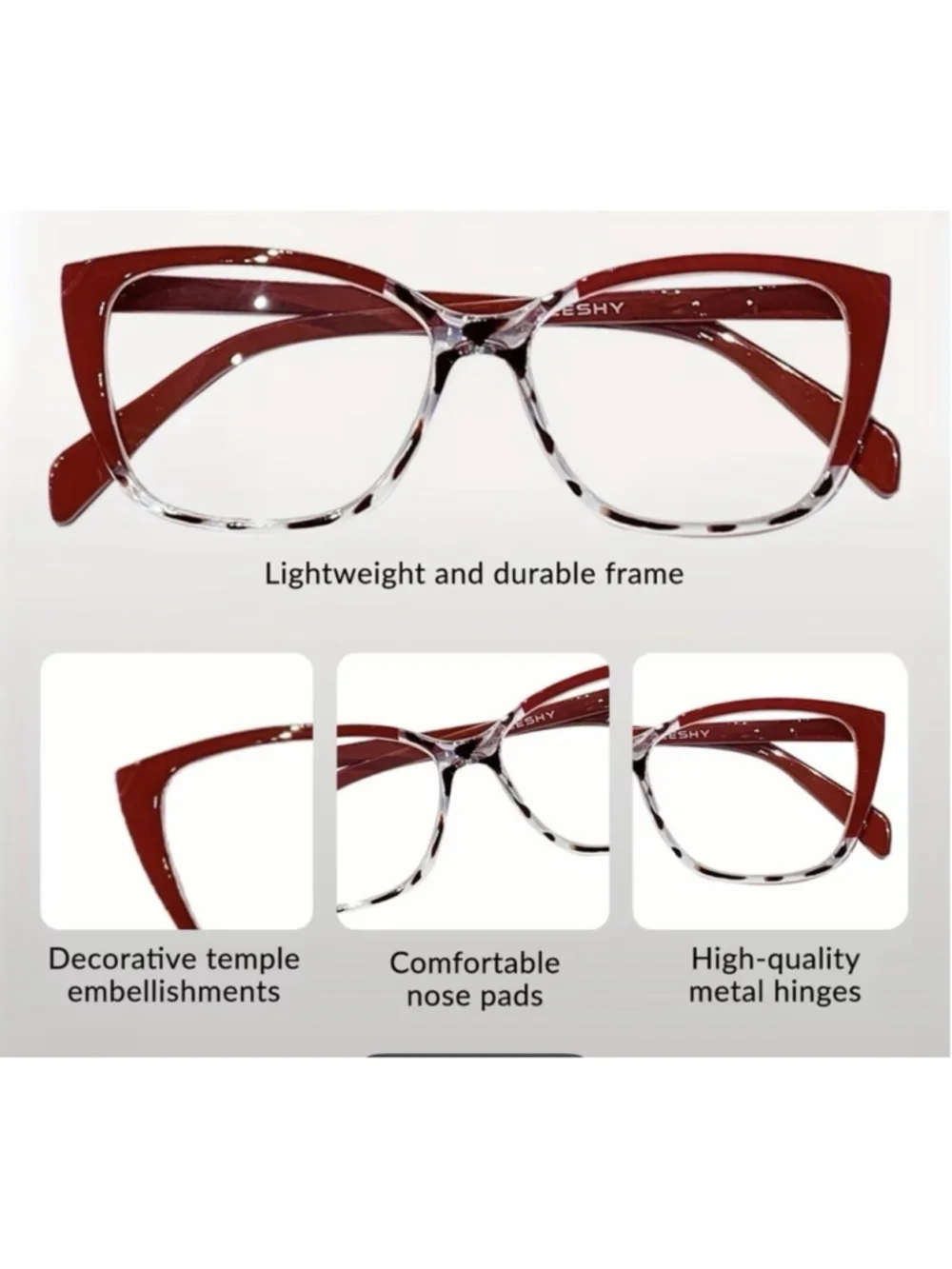 fashionable and reading glasses, screen glasses